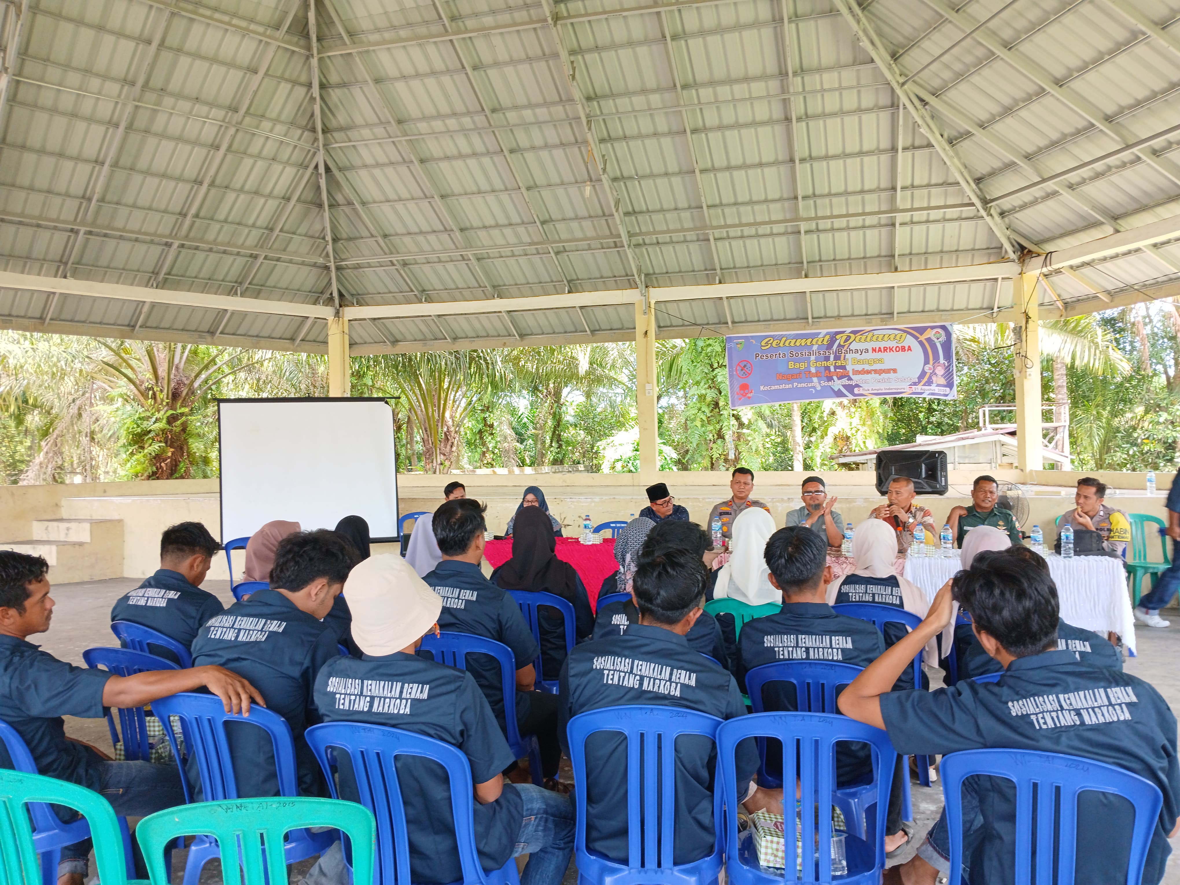 Sosialisasi Narkoba di Nagari Tluk Amplu Inderapura