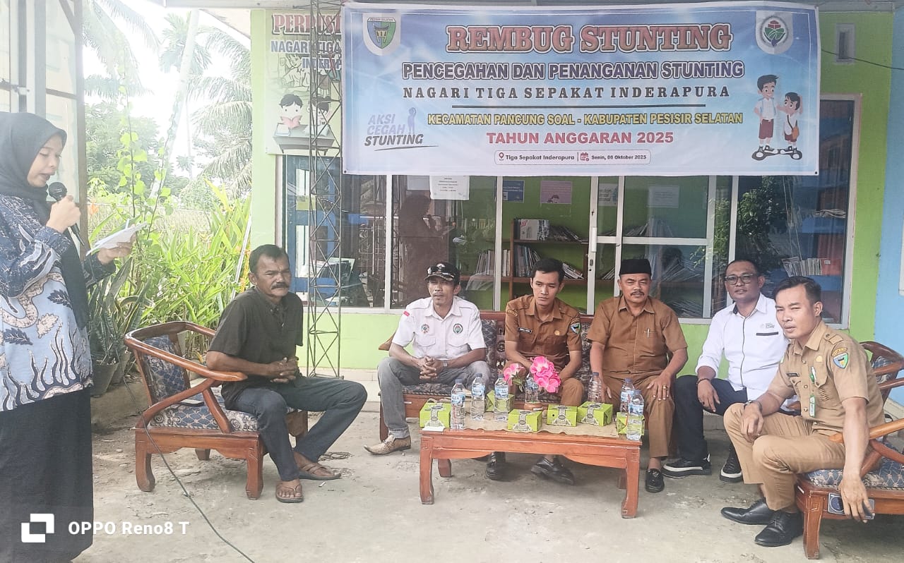 Rembug Stunting Nagari Tiga Sepakat Inderapura