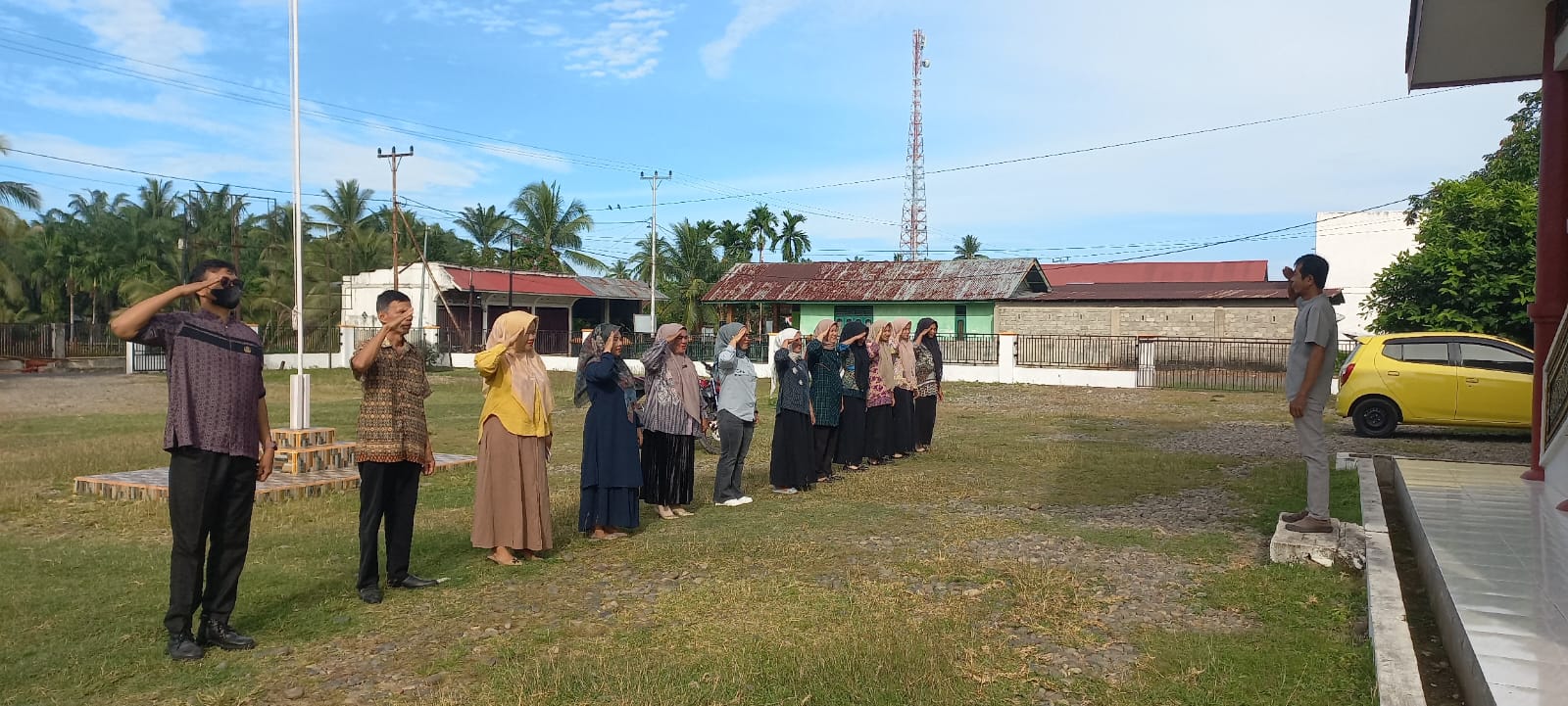  Apel Pagi Staf Karyawan kantor Camat Beserta Korlab KB Pancung Soal.