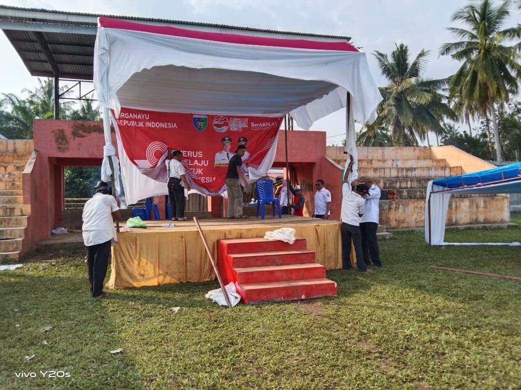 Goro Persiapan Lokasi Upacara