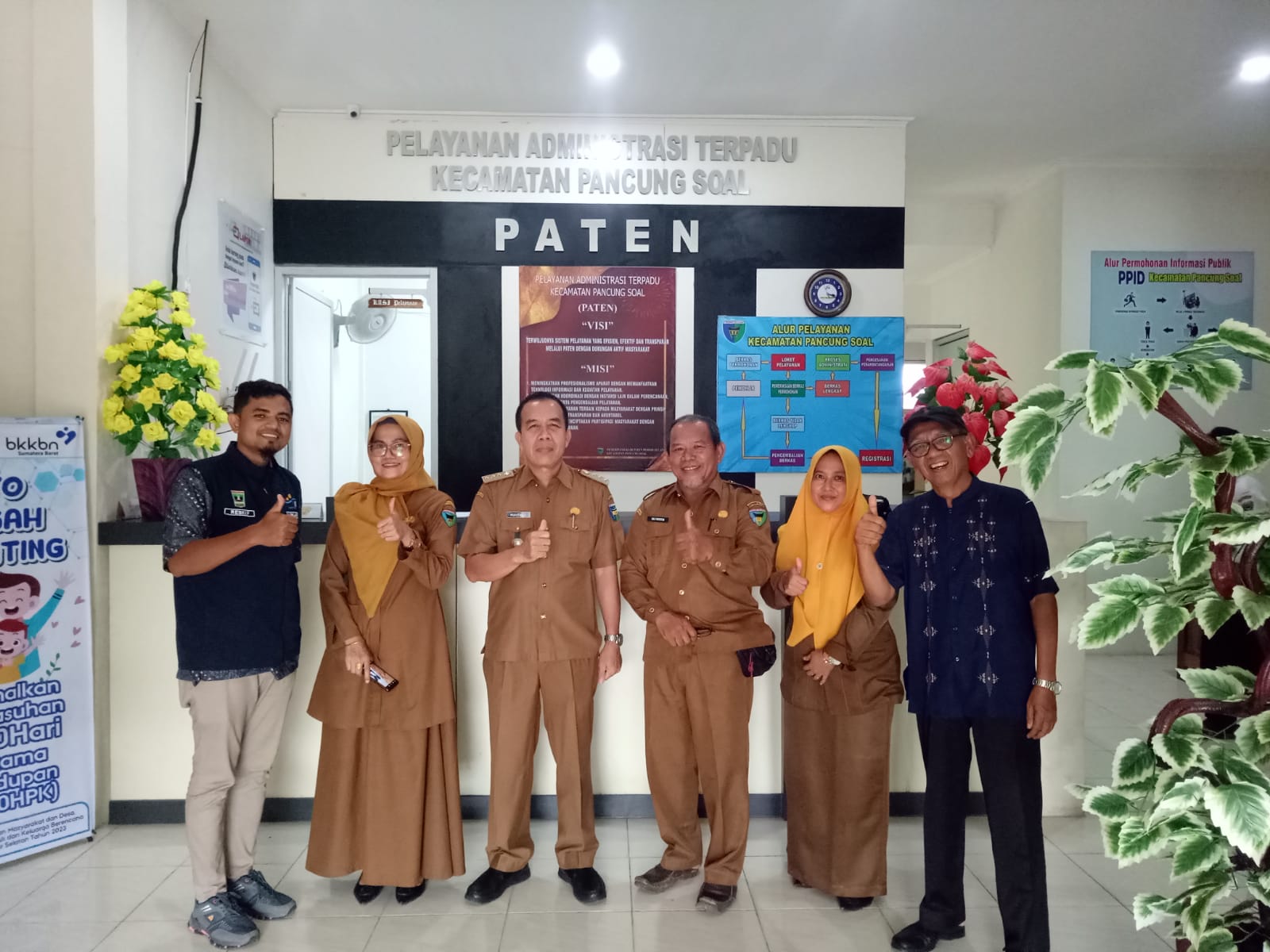 Kunjungan dari Dinas Sosial PrPA Kabupaten Pesisir Selatan