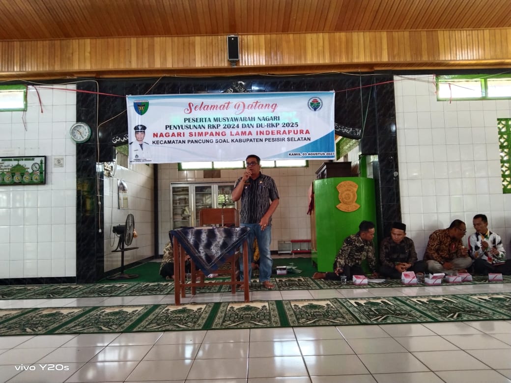 Musyawarah Nagari Simpang Lama Inderapura 