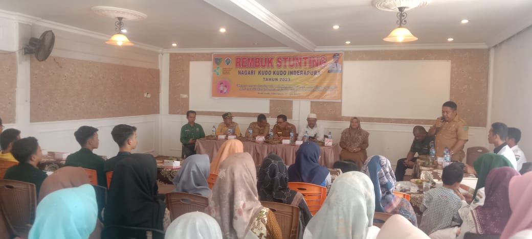 Musyawarah Rembuk Stunting di Nagari Kudo-Kudo Inderapura 