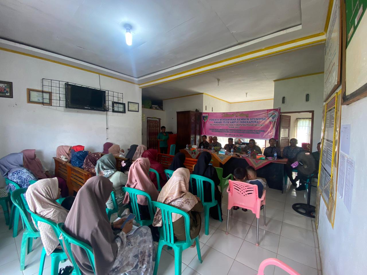 Musyawarah Rembuk Stunting di Nagari Tluk Amplu Inderapura 