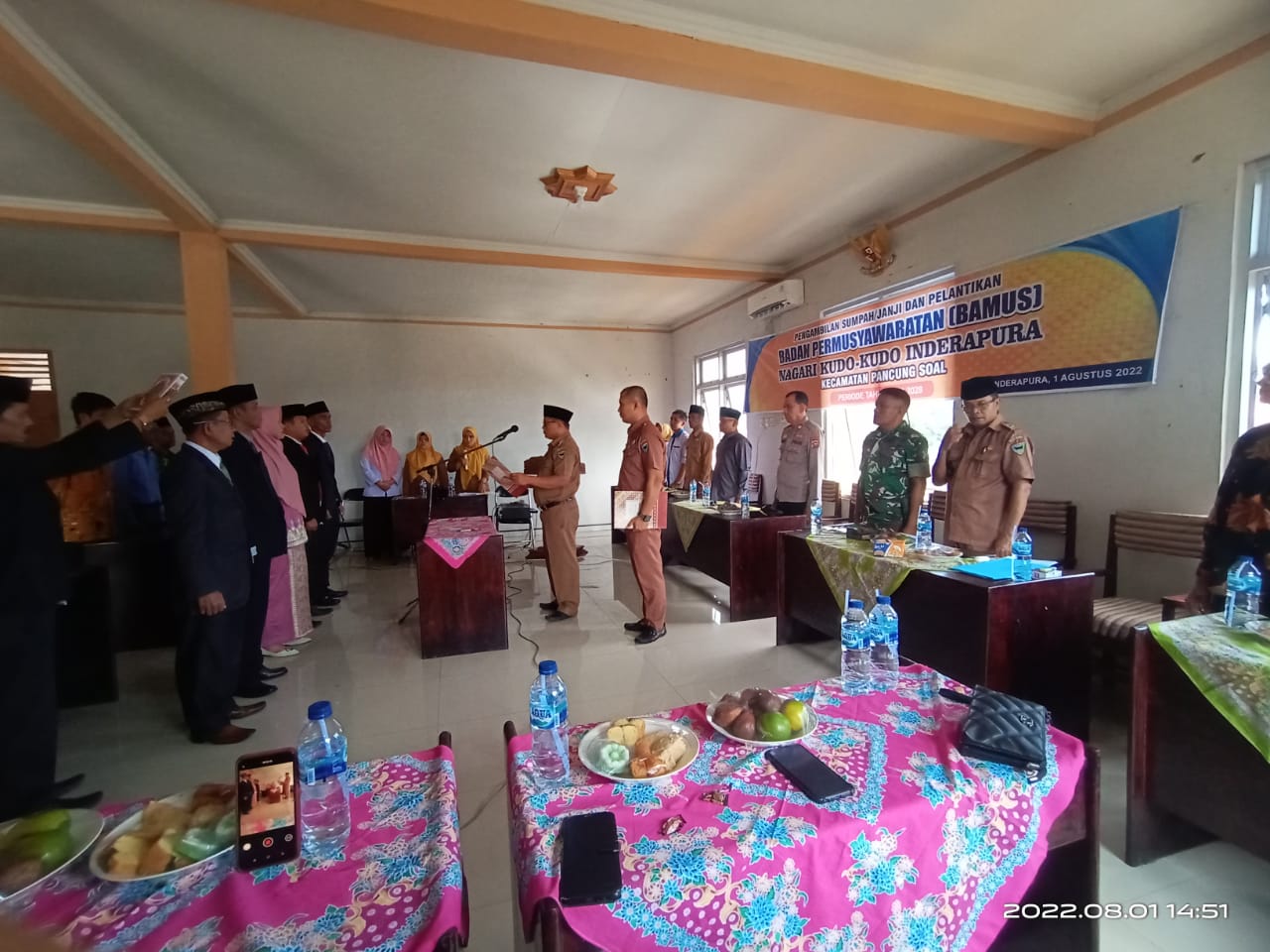 Pelantikan Bamus Nagari Kudo-Kudo Inderapura