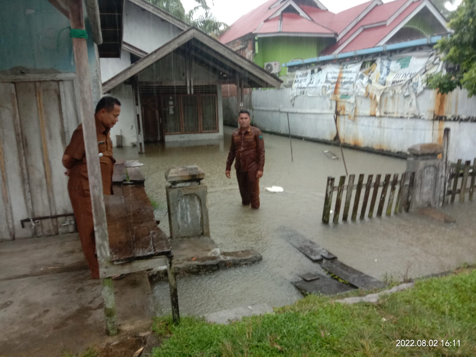 Peninjauan Genangan Air di Rumah Warga di Nagari Inderapura Barat