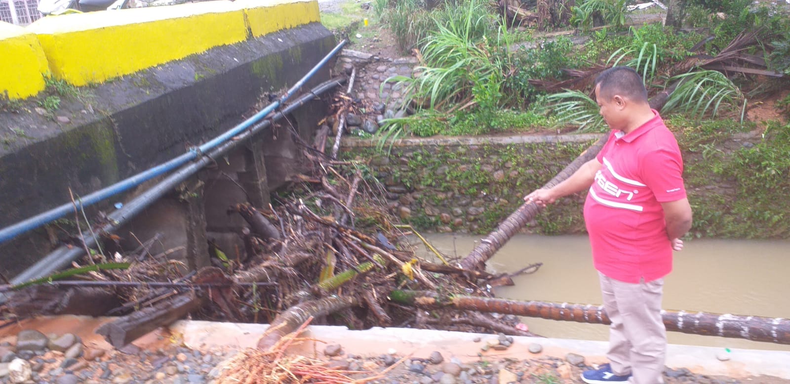 Peninjauan ke Desa Sungai Kuyung Pasca Banjir 