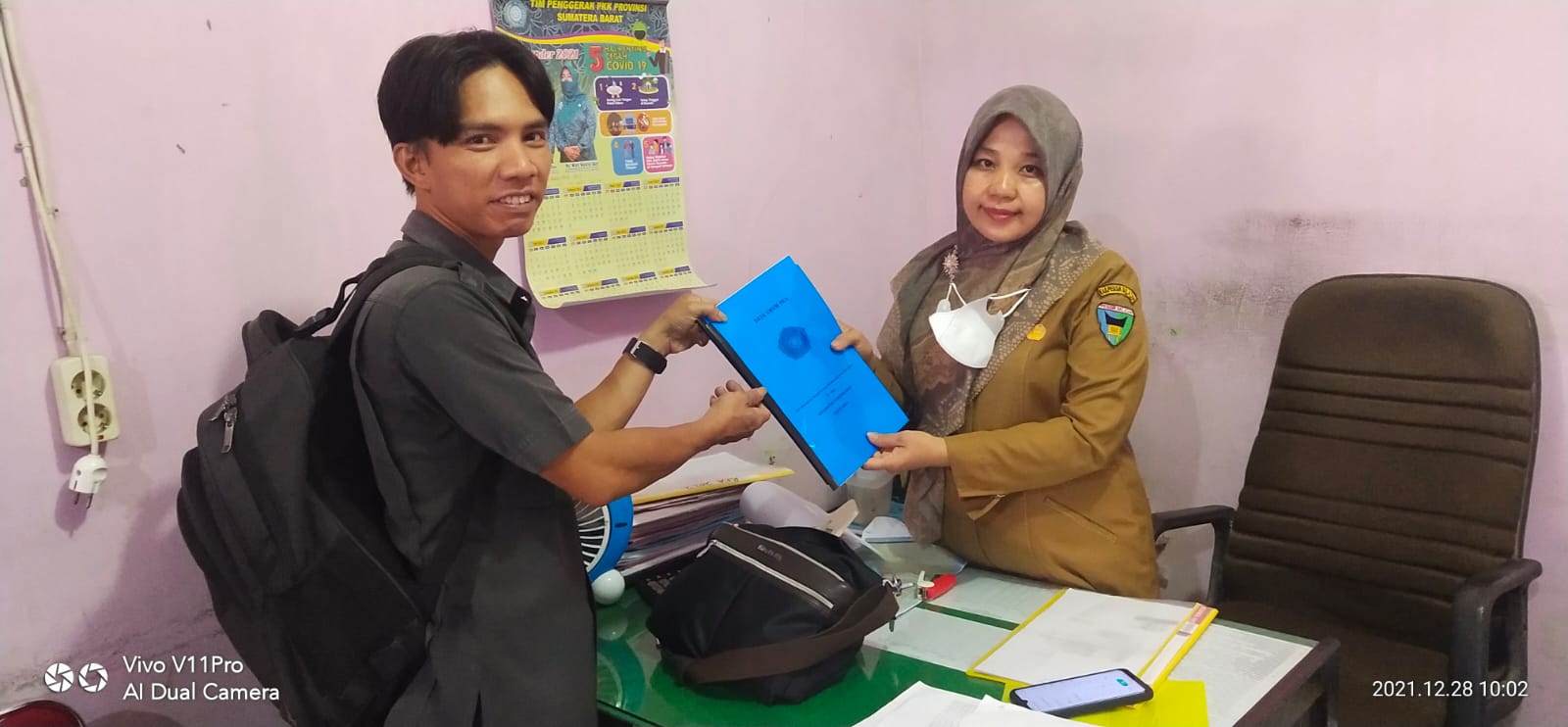 Penyerahan Laporan Tahunan PKK Kecamatan Pancung Soal