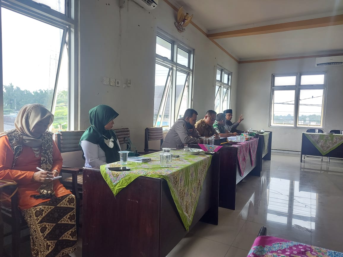 Rapat Kerja Pemerintahan Kecamatan Pancung Soal Tahun 2022