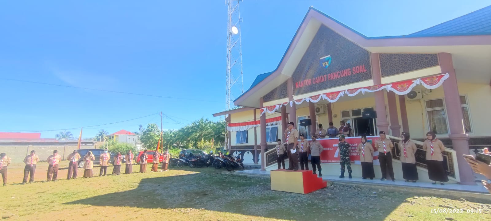 Upacara Bendera Memperingati Hari Pramuka ke 61 