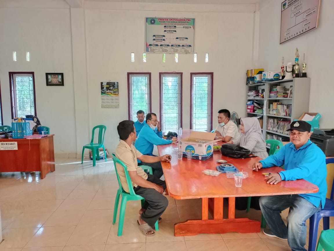 Vaksinasi di Nagari Tigo Sungai Inderapura