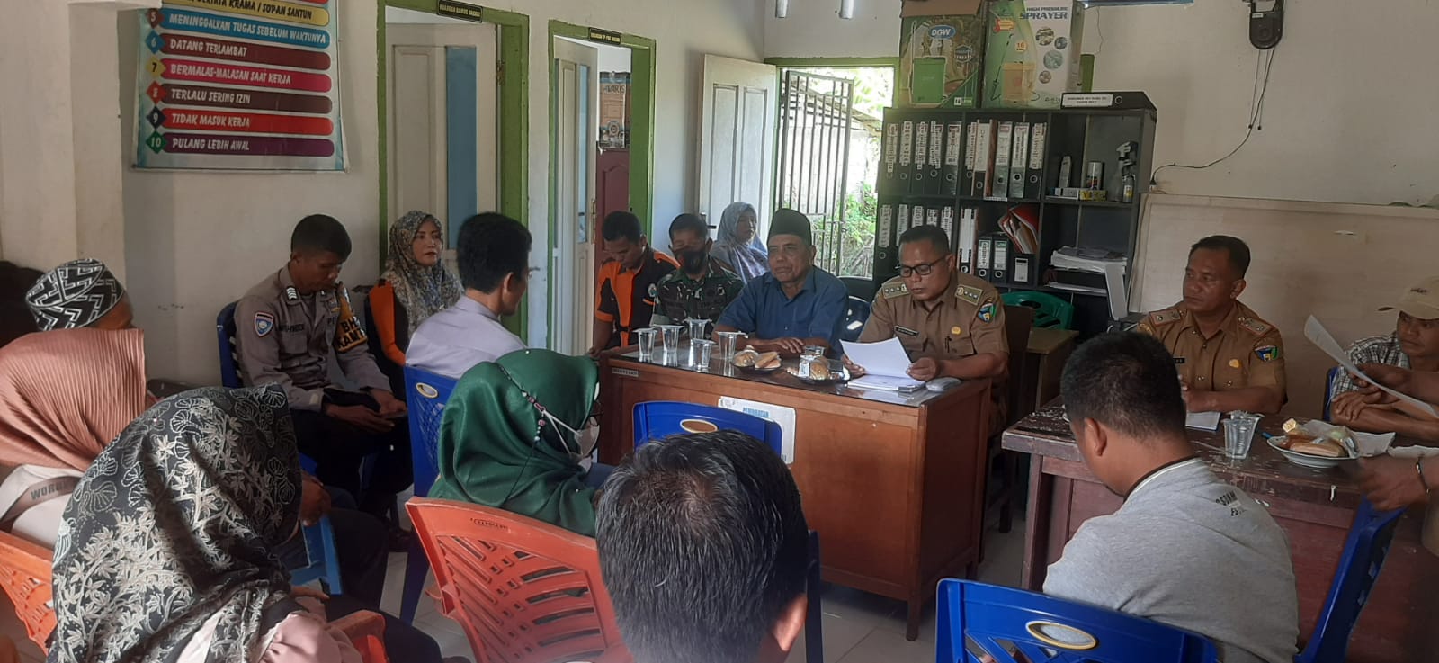 Acara Penetapan Jadwal Pemilihan Bamus Nagari Inderapura Selatan